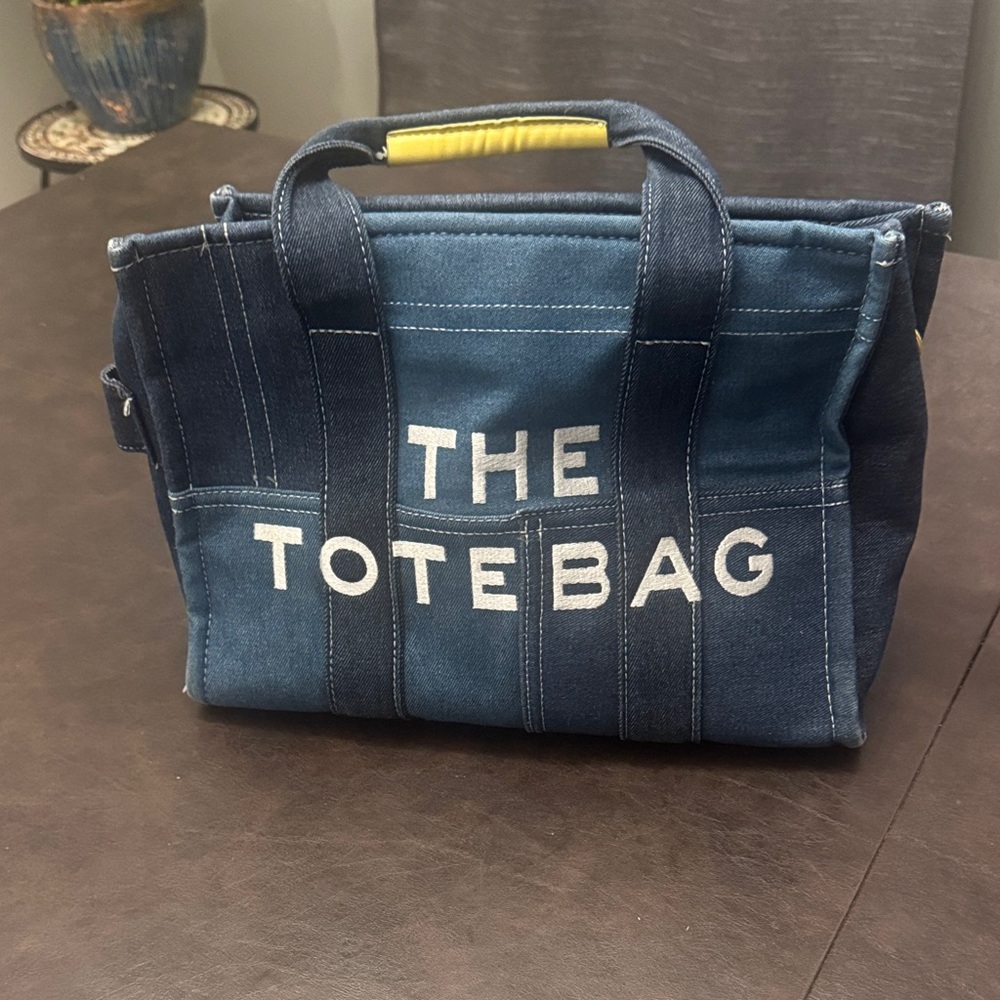 Blue Denim Tote Bag